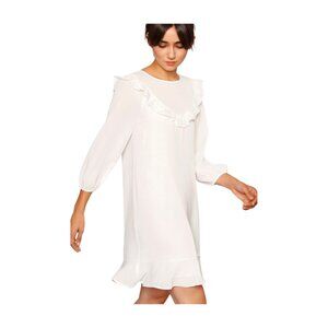 Off White Flowy Dress, 100% Polyester, various sizes, new, no tag